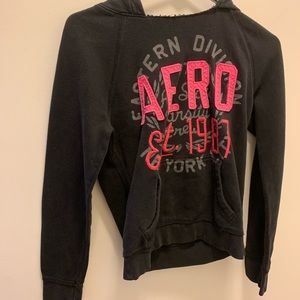 Aeropostale hoodie with “cut neck”